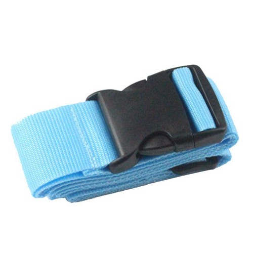 Coloridas correas de equipaje ajustables con hebilla bloqueo cinturón de amarre para viajar con equipaje - Imagen 7 de 13