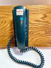 Vintage AT T push button tone or pulse desk top telephone green WORKS SEE VIDEO
