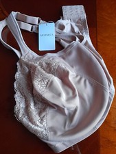 Plus Minimizer Lace Bow Front Underwire Bra 48F 110G 