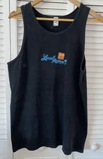 Vintage Men’s Local Motion Hawaii Wave Black Tank Top Medium M