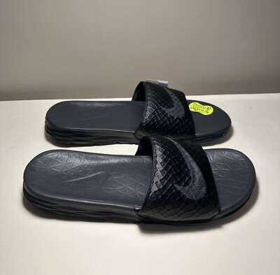 Nike Benassi Solarsoft Men's Size 17 Slides Sandals Black