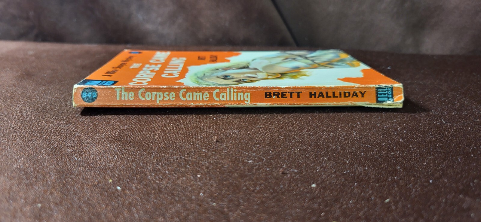 The Corpse Came Calling by Brett Halliday Dell 842 1st Printing Paperback