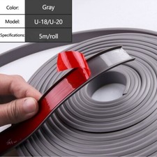 5M U-Shape Flexible Edge Banding Self Adhesive Furniture Edge Molding Trim Strip