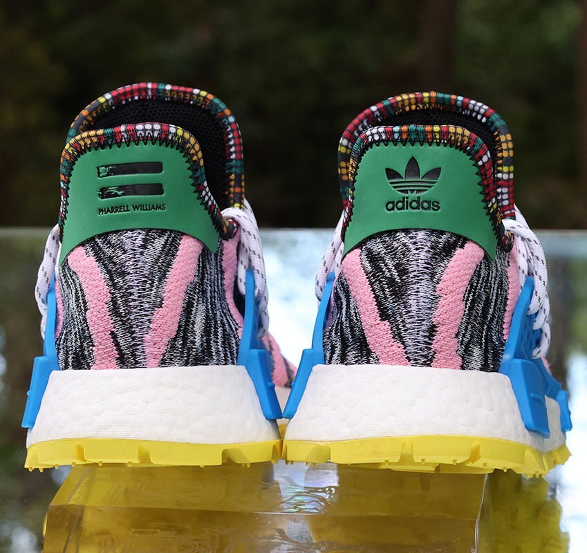 Adidas NMD Hu Pharrell Solar Pack Mother Men's Size 10 White
