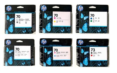 6 x Druckkopf HP Designjet Z3200 / Nr. 70 C9405A C9406A -C9410A CD949A Printhead