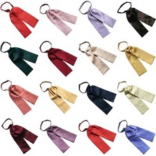 Cravat Tie Page Boy Wedding Boys Kids Adjustable Formal Traditional Double Blade