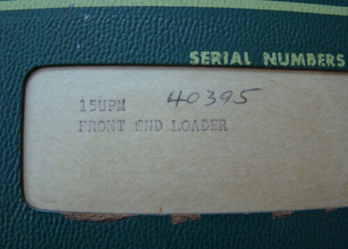Euclid 15UPM (L-20) Front End Loader Parts Manual old heavy equipment - Picture 2 of 5