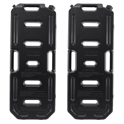 2x 5 Gallon/20L Fuel Can Gas Fuel Tank fit for Jeep JK ATV SUV Storage Container