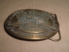 Vintage Old No 7 Jack Daniel's Whiskey Belt Buckle