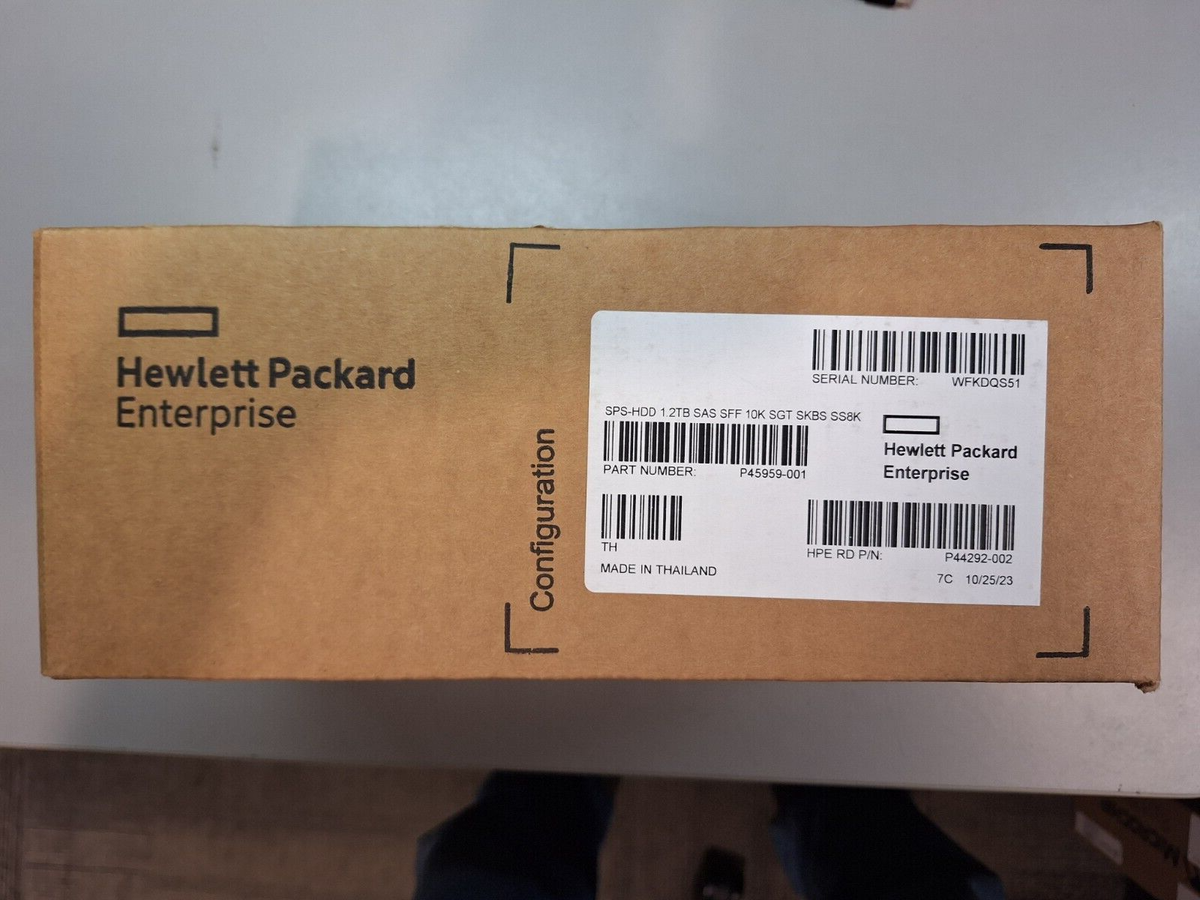 HPE P45959-001 3Par 1.2TB HDD SAS 10K SGT SKBS SS8K **New In Box
