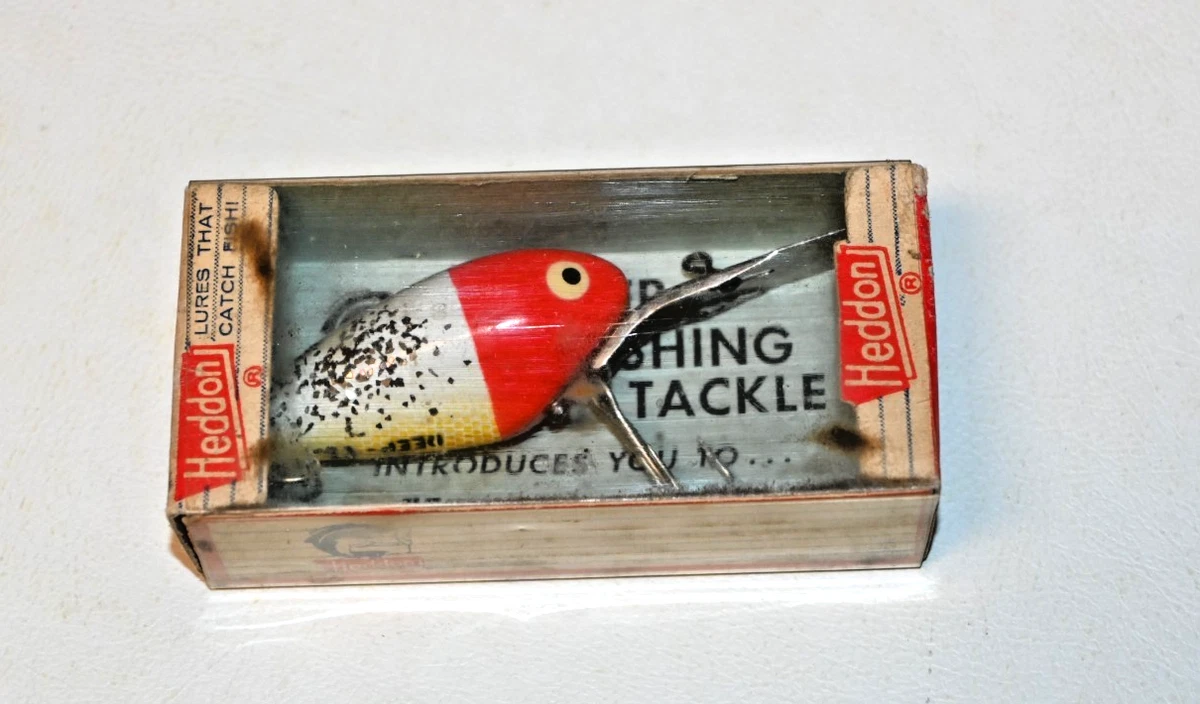 Heddon Plastic Vintage Fishing Lures Box Insert Included for sale