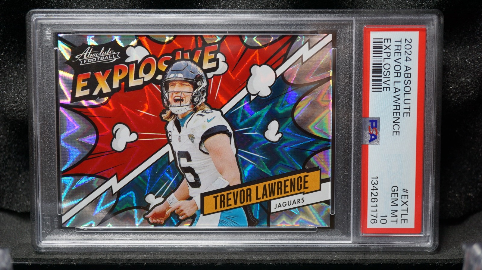 PSA 10 2024 Panini Absolute Explosive #EXTLE Trevor Lawrence Jaguars POP 41 RARE