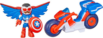 IRON MAN and HIS AWESOME FRIENDS  Captain America: Sam Wilson Super Bike Action