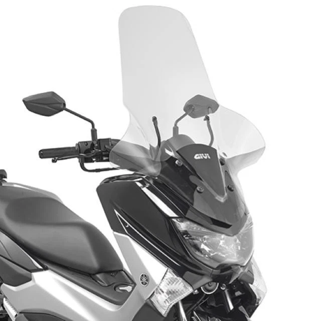 Pare-Brise Transparent GIVI 2123dt pour Yamaha N-Max 125-155, Silence s01 - Photo 1/3