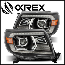 Alpharex 880741 Luxx Led Projector Headlights Fit 2005-2011 Toyota Tacoma Wdrl