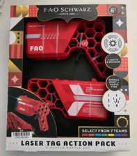 Brand New FAO Schwarz Laser Tag Action Pack 2-Player Battle Set Free Shipping