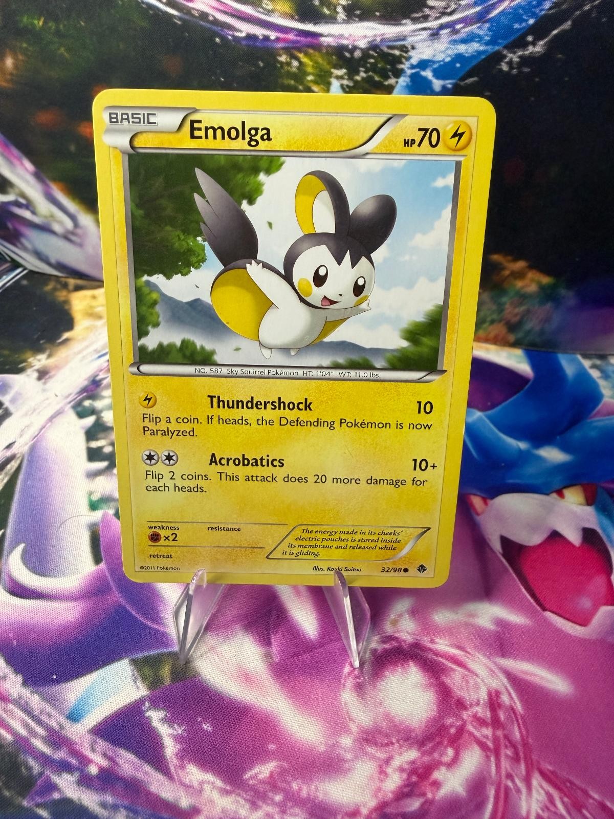 EMOLGA 32/98 EMERGING POWERS Common Pokemon
