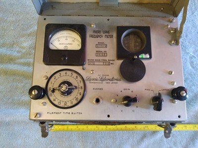 Vtg Lavoie Laboratories Micro Wave Frequency Meter  105S M Made In USA
