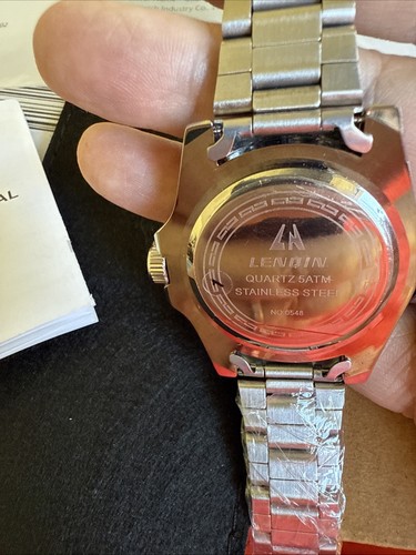 LN LENQIN Herren Uhren Edelstahl Wasserdicht Analog Quarzuhr für... - Bild 10 von 17