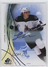 2024-25 Upper Deck SP Game Used Blue Auto Logan Cooley #112