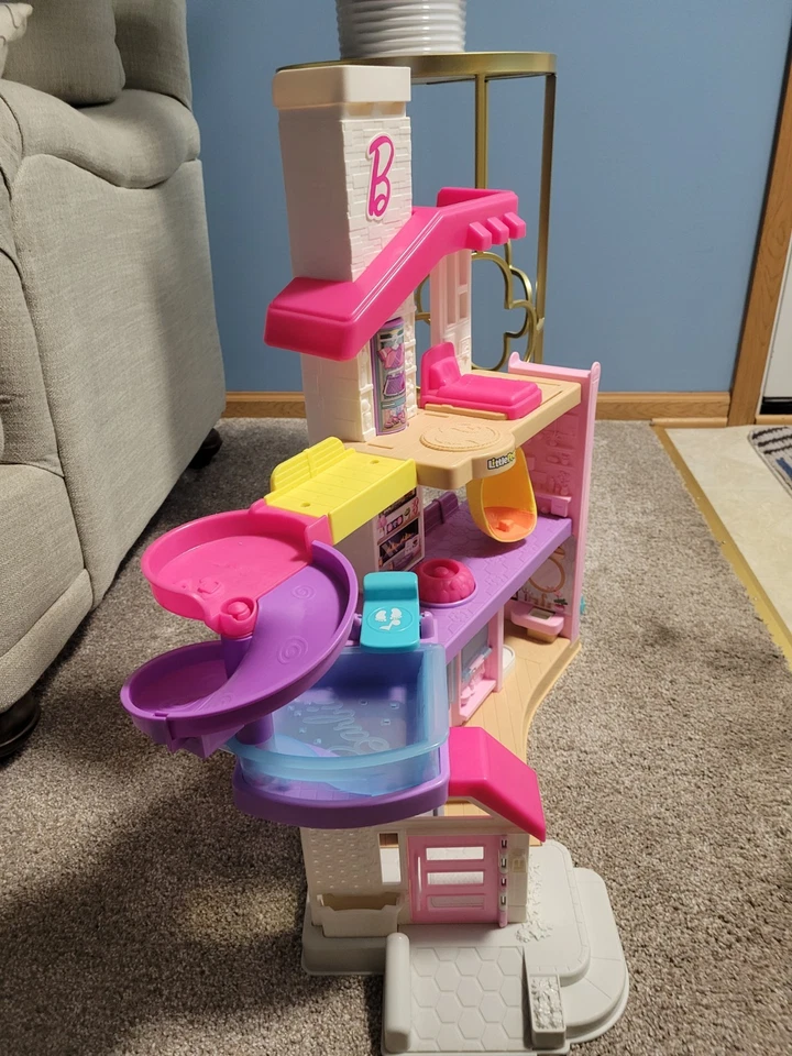 Fisher Price Little People Barbie Dreamhouse Playset Interactive Sounds only - Image 2 of 4