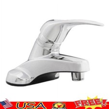 RV Bathroom Faucet Single Handle High Arc 2 Hole Installation Lightweight Design