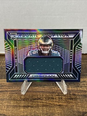DeVonta Smith 2021 Panini Obsidian Eruption Jersey RC #RE-DS Relic Patch /100