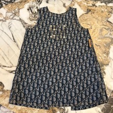 Abito Christian Dior bambino bambino denim logo
