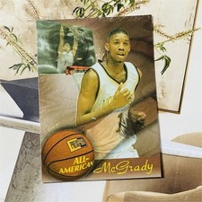 Press Pass 1997 All-American McGrady #A4 Tracy McGrady Insert Basketball