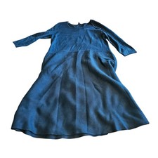 Talbots Blue Long Sleeve Maxi Length Dress - Size X NWT