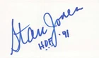 Stan Jones - Chicago Bears - Signed Autographed 3x5 Index Card 108