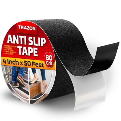 Grip Tape - Heavy Duty Anti Slip Tape for Stairs Outdoor/Indoor Waterproof 4I...