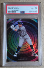 2024 Panini Select Color Wheel Prizm Aaron Judge Psa 10 New York Yankees #8 Ssp