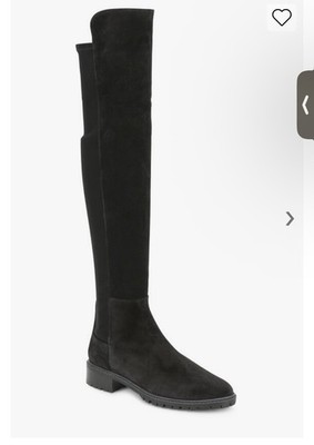 Stuart Weitzman Keelan City To The Knee Boots in black suede Woman s 6B