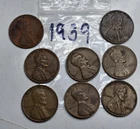 1939 Lincoln Wheat Copper Cent Penny P Philadelphia/No Mint 0.8 Oz Bulk Lot