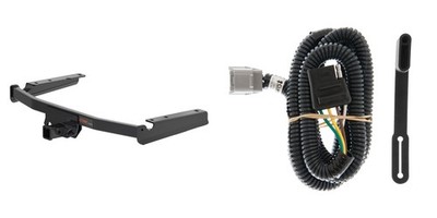Curt Class 3 Trailer Hitch 2in Receiver And Wiring Harness Kit 13453-55245