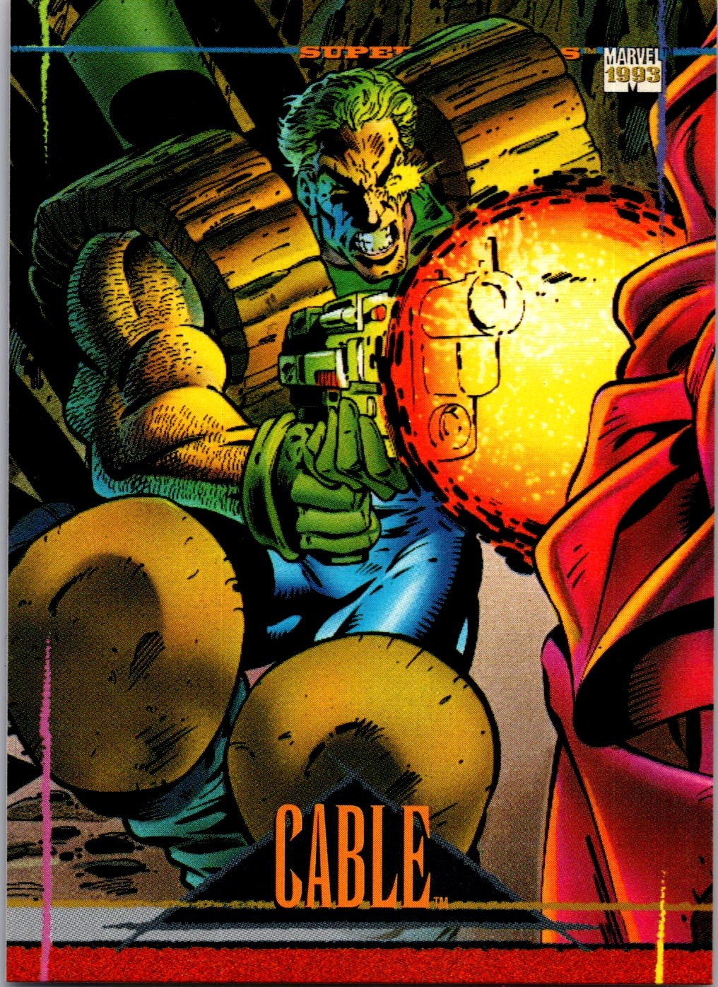 1993 SkyBox Marvel Universe #35 Cable