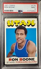 1971 Topps Basketball #178 Ron Boone RC ABA Top-30 Rookie PSA 9 MINT Highest