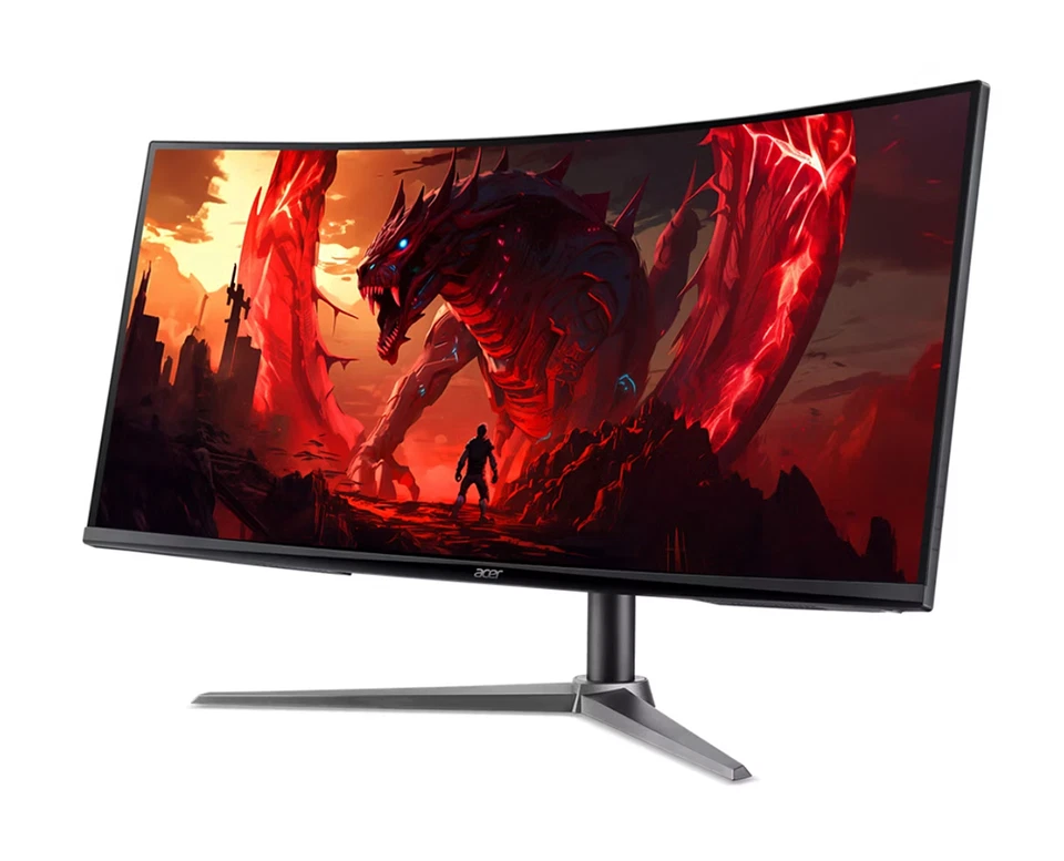Acer ED342CK 34" Curved LCD Gaming Monitor 180Hz 3440x1440 21:9 1 ms Refurbished - Image 4 of 4