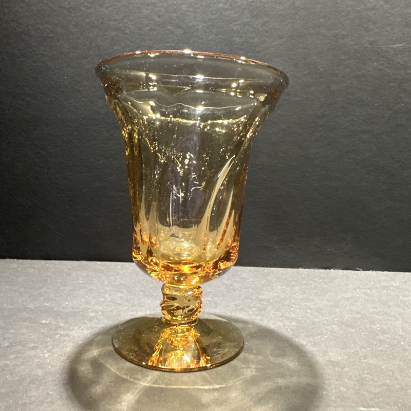 Fostoria "Jamestown Amber" Iced Tea 6 1/8" Heavy Pressed Stem #2719 