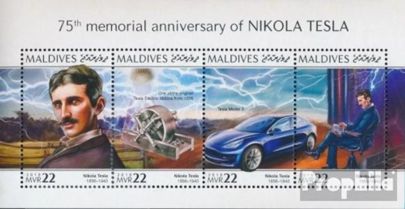 Briefmarken Malediven 2018 Mi 7983-7986 Kleinbogen (kompl. Ausgabe) postfrisch N - Bild 1 von 1