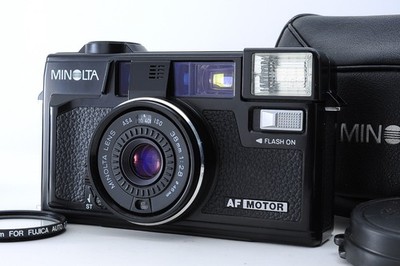 [Tested Working] Minolta Hi-Matic AF2-MD 35mm Point & Shoot Film Camera Japan