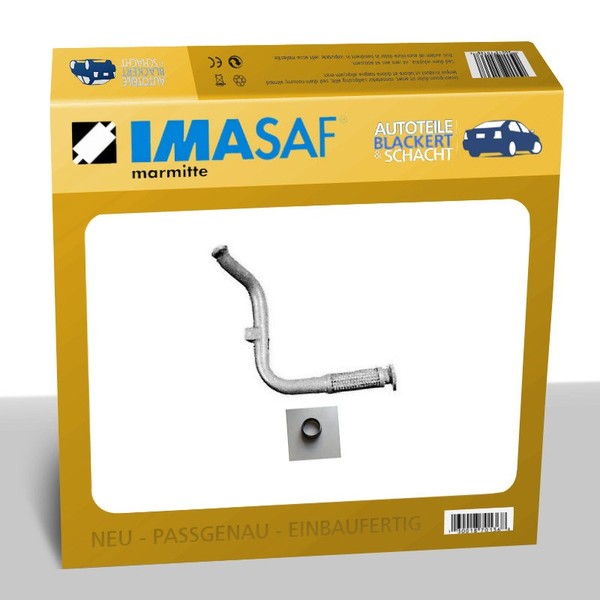 Imasaf Auspuff Hosenrohr Abgasrohr FüR Fiat Croma (154) 2500 D-image