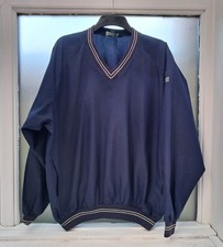 Golf Sunderland Of Scotland. Golf Windbreaker, Weather Beater Pullover blau.