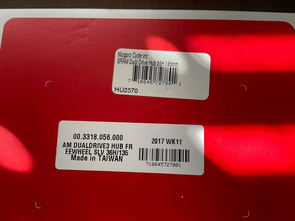 NUEVO EN SRAM Dual Drive DD3 Gear Hub 135mm nuevo stock antiguo lote2 Foto 4 de 4