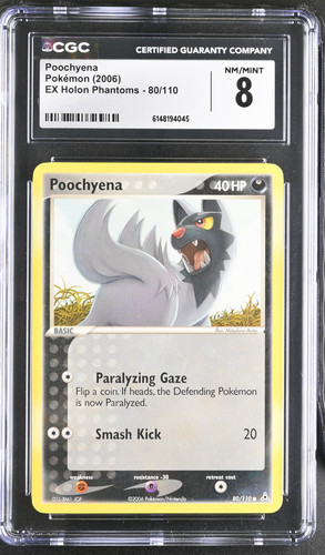 Poochyena graded CGC 8 for sale on eBay