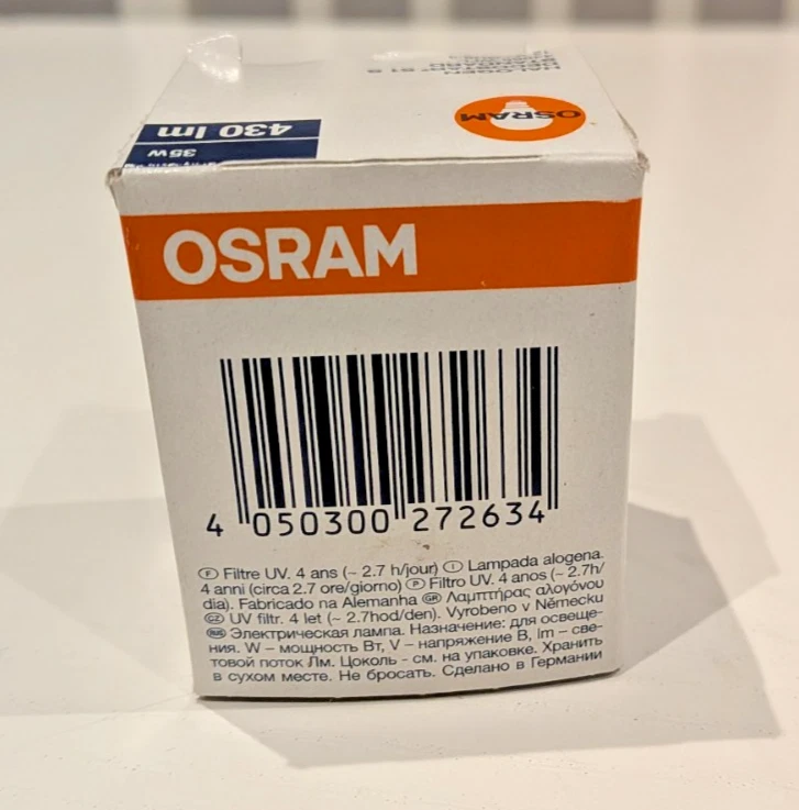 NEW OSRAM Decostar Standard 51 S 35W 430lm GU5.3 Cool Beam Light Bulb - Image 3 of 4