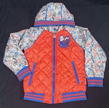 Marvel Disney store Spidey And Friends Puffer Jacket Size 5/6 Youth Characters