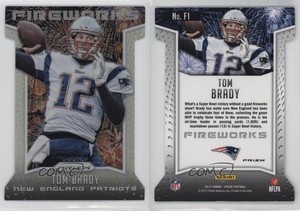 2015 Panini Prizm Fireworks Silver Prizm Tom Brady #F1