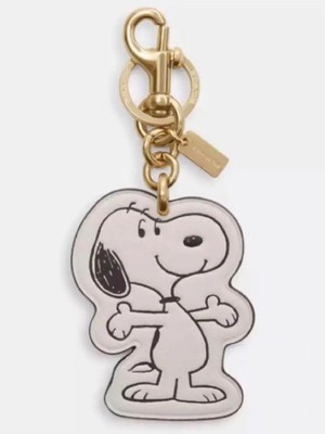新品　COACH × PEANUTS スヌーピー キーホルダー New COACH x PEANUTS Snoopy Bag Charm Keychain NEW FS | eBay